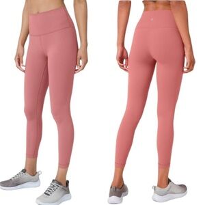 Lululemon Wunder Train High Rise Tight Legging 25" Brier Rose Size 6